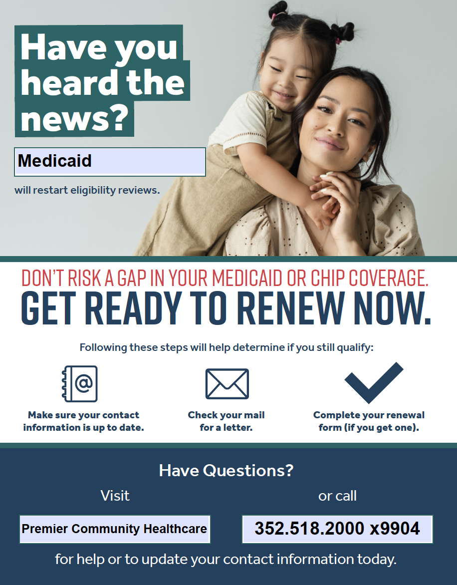 Medicaid poster for Premier