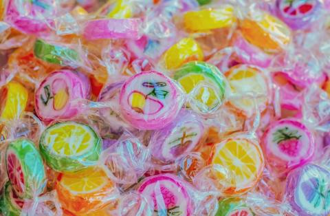 Wrapped candies