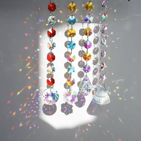 Colored glass sun catchers