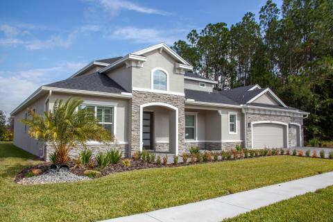 Suburban Florida landscaping