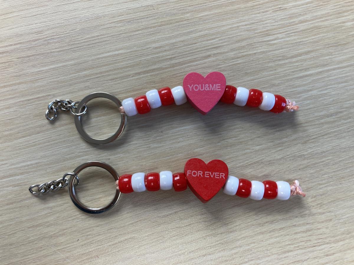 Matching Valentines bracelets