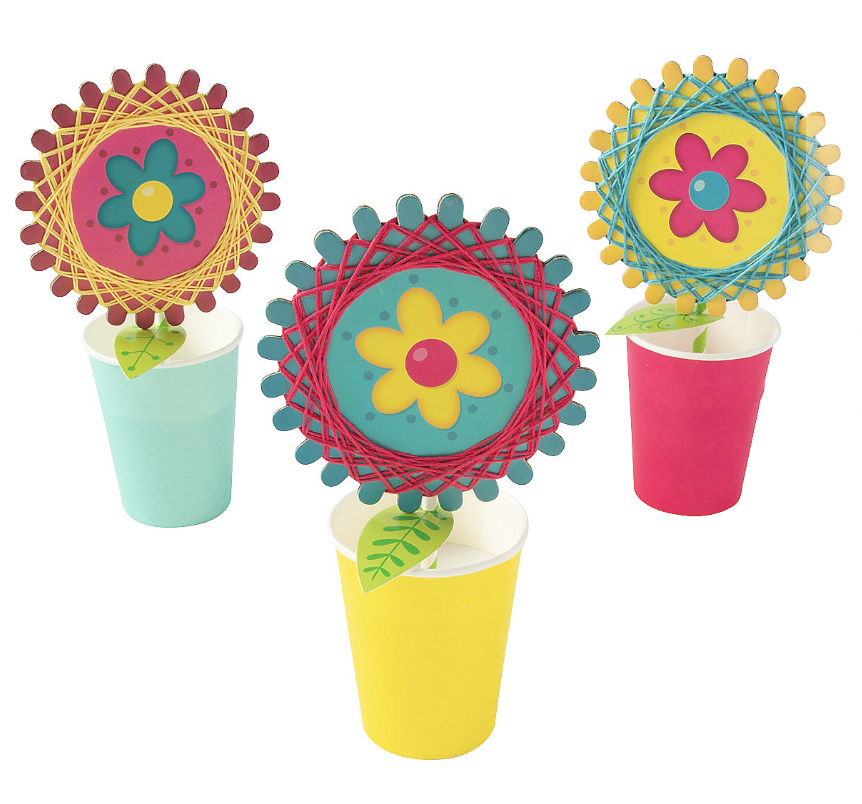 3D String Art Flower