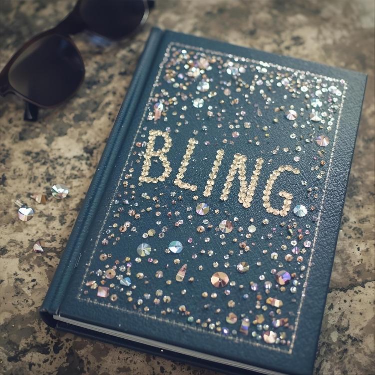 Blinged out book cover